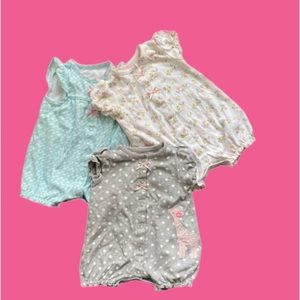 Baby Girls Carter’s Simple Joys Snap Up Romper 0-3M